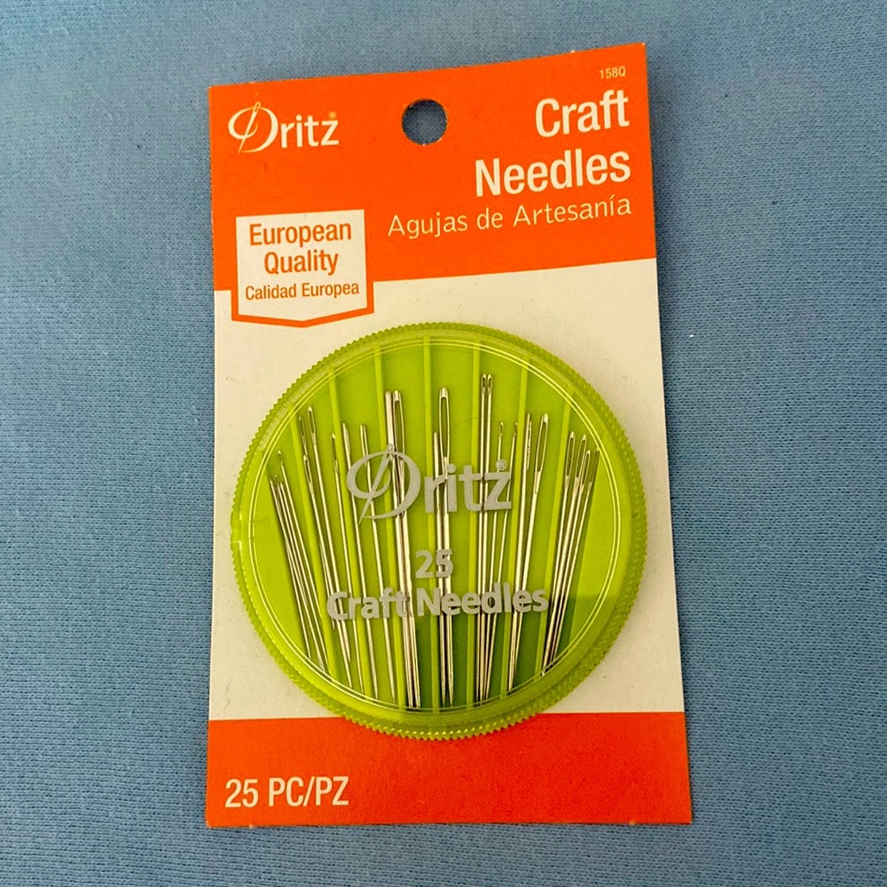 Dritz 1580 Craft Needles, Czech Republic, 25 pieces